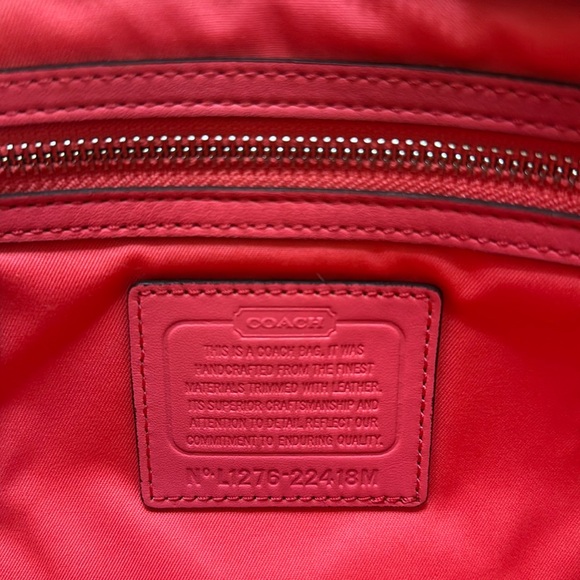 NWOT COACH medium sized handbag. Zip closure, multicolor tag & beautiful color. - Picture 16 of 16